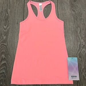 Ivivva KeepUrCool Racerback Pink Tank Top - Size 10